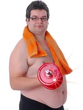 gordito pesas