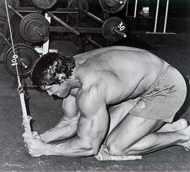 cable-crunch Arnold-bodybuilding-abs