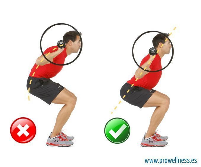 squat lumbar estabilidad