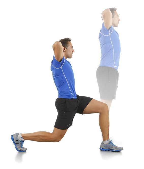 calentamiento run zancada atras