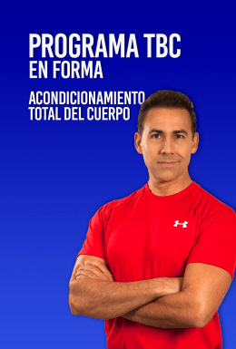 TBC en FORMA. Acondicionamiento total del cuerpo.